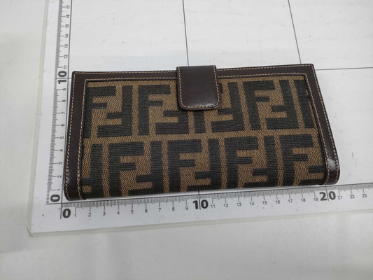 FENDI Zucca long wallet