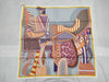 HERMES Carre Carre 90 Fantasy Saddle Scarf
