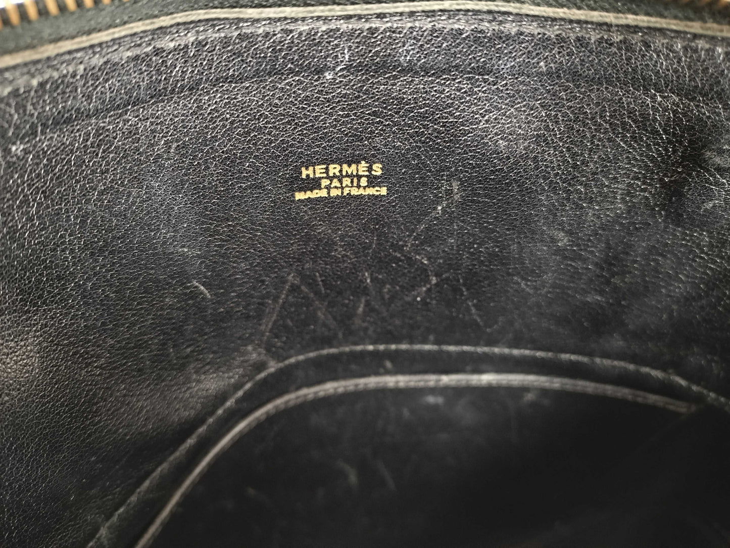 HERMES Bolide 31 Black Handbag