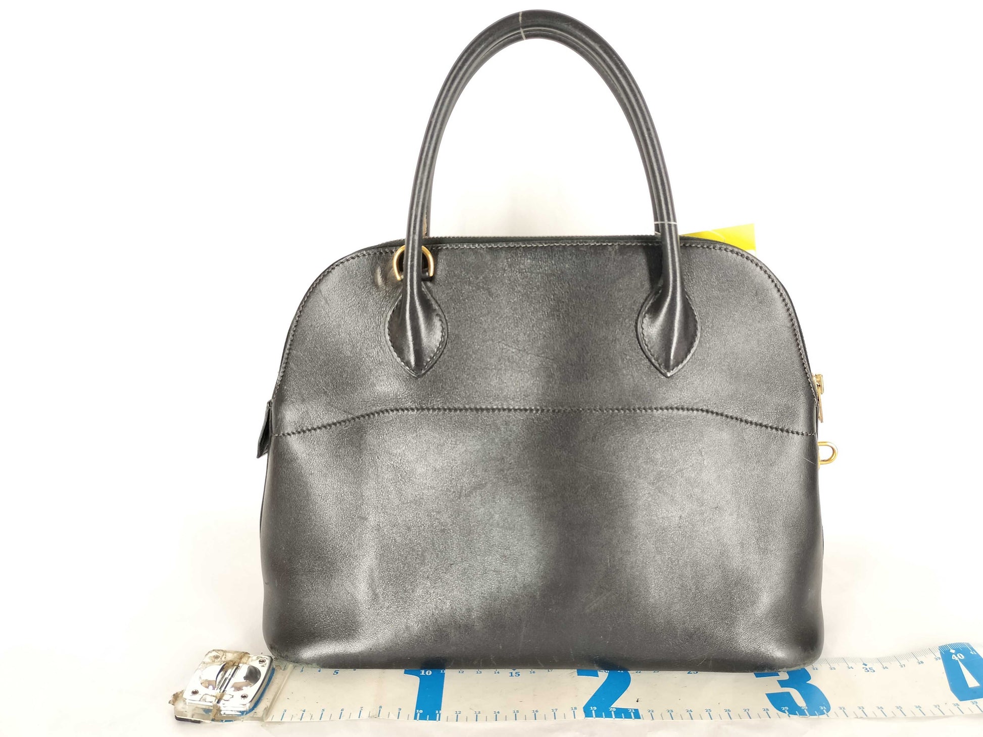 HERMES Bolide 31 Black Handbag