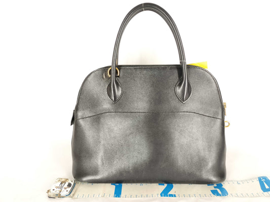 HERMES Bolide 31 Black Handbag