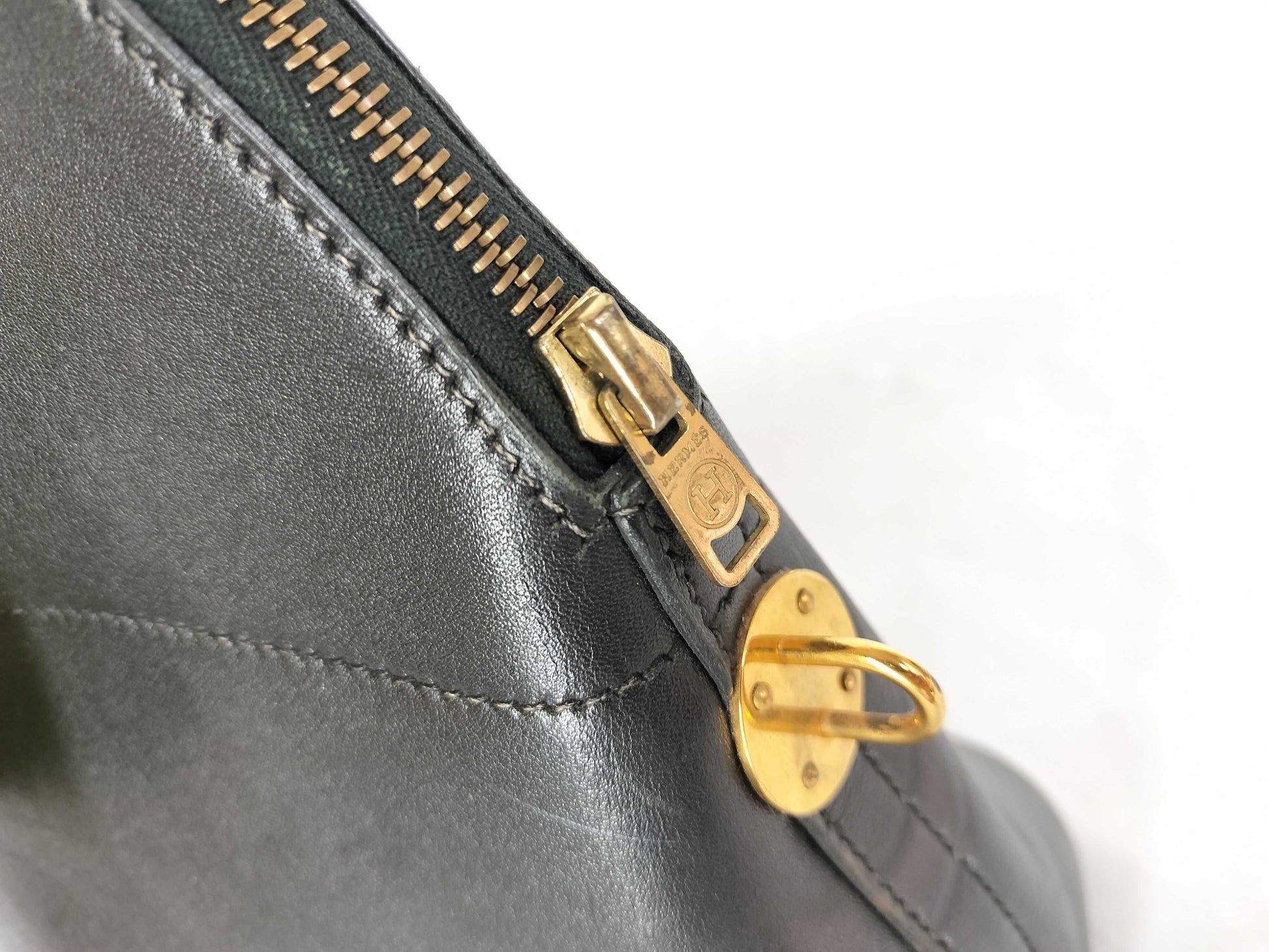 HERMES Bolide 31 Black Handbag