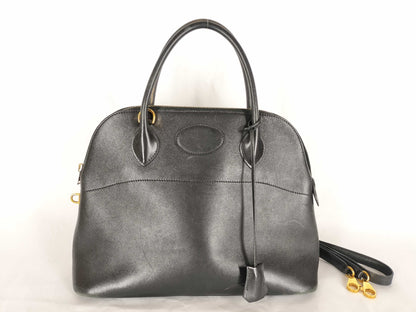 HERMES Bolide 31 Black Handbag