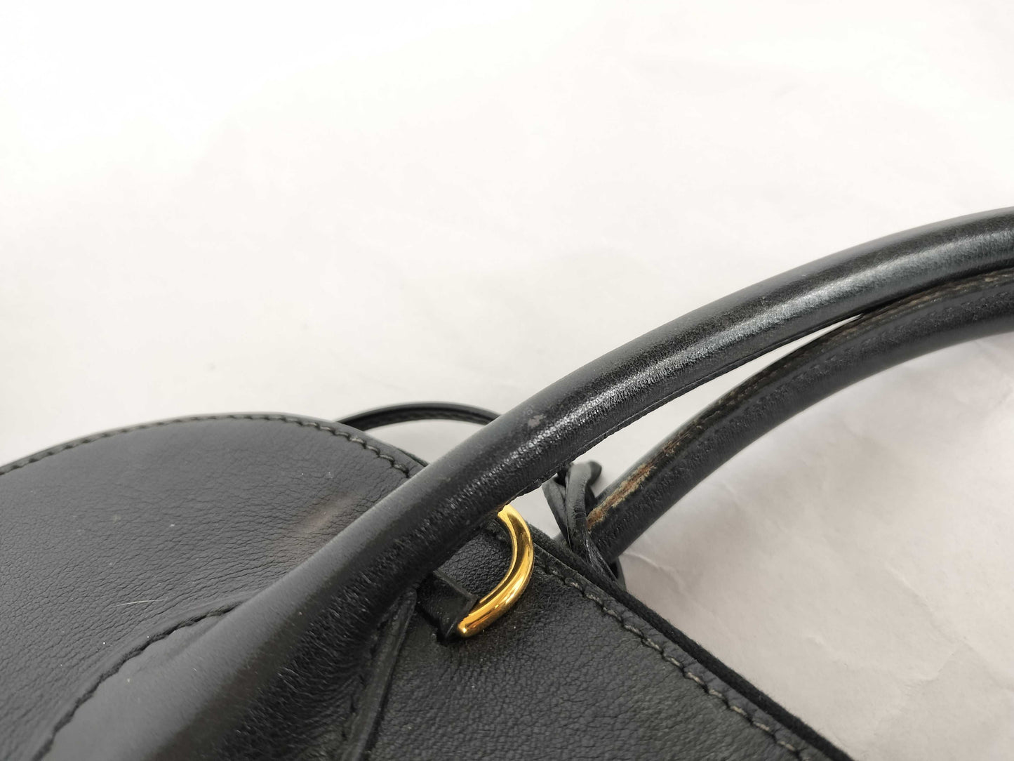 HERMES Bolide 31 Black Handbag