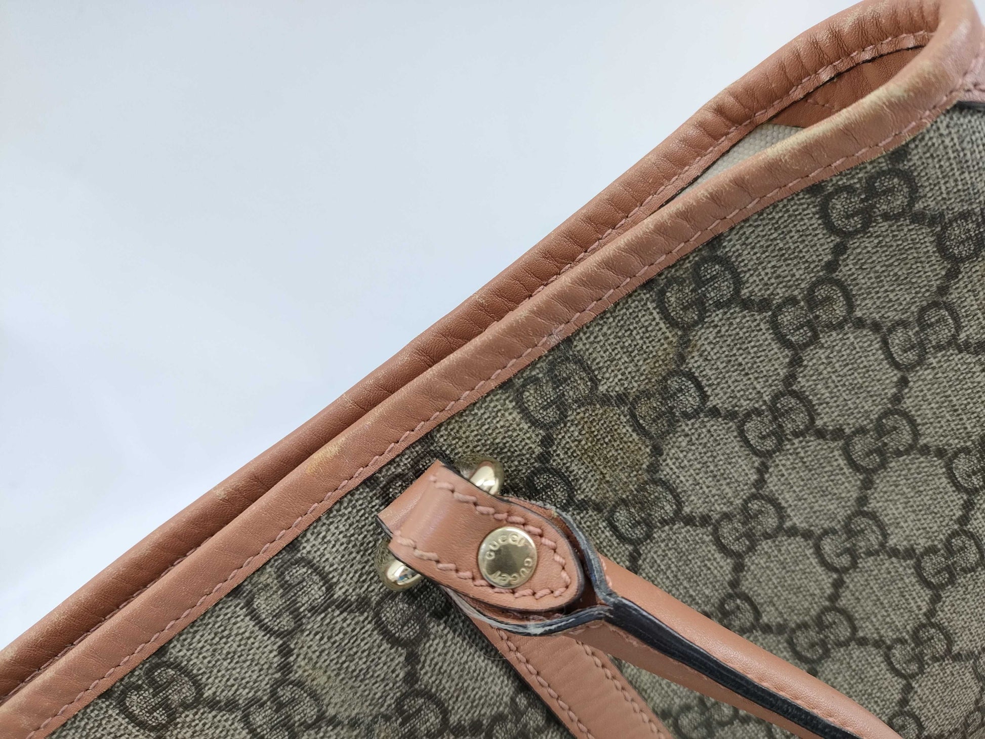 GUCCI GG Supreme 197953 527066 Tote Bag