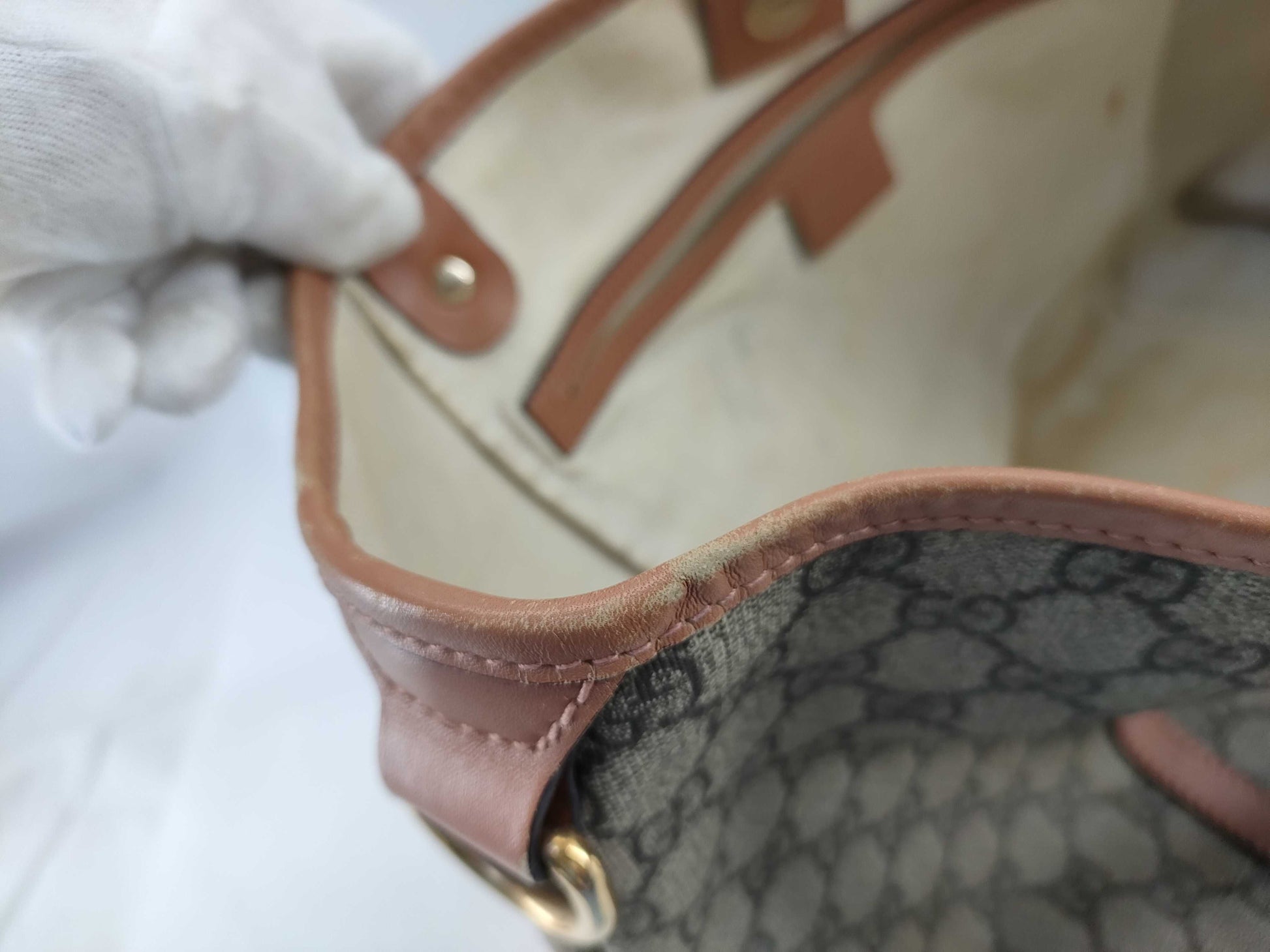 GUCCI GG Supreme 197953 527066 Tote Bag
