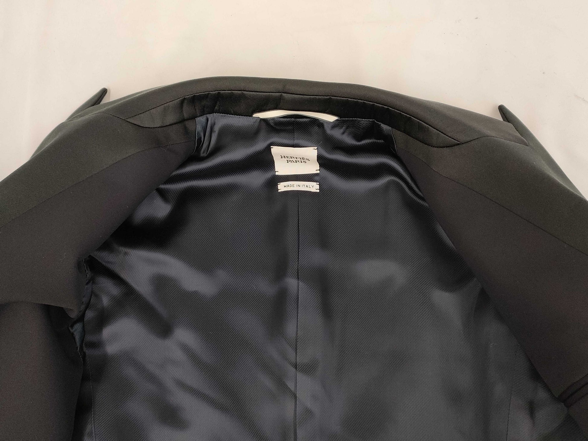 HERMES 5E0299DH Peak Lapel Tailored Jacket with Tags