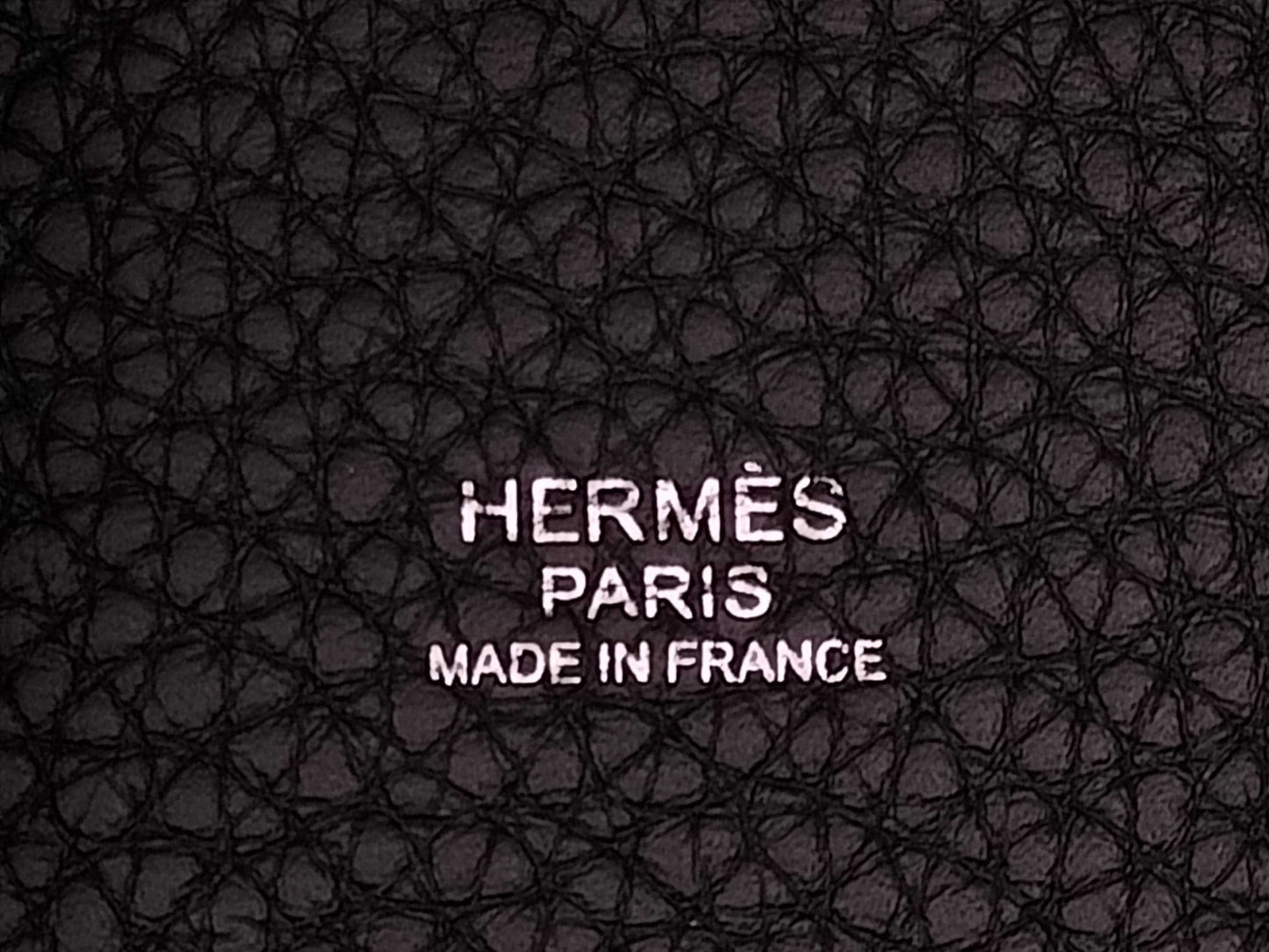 HERMES Picotin Lock 18 Taurillon Clemence Vert Foncé Handbag with Silver Hardware and K Stamp