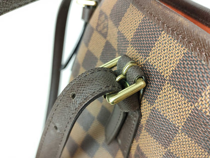 LOUIS VUITTON RFID verification failed SP1918 Damier N42240 Damier Marais Bucket Handbag Made in 1990