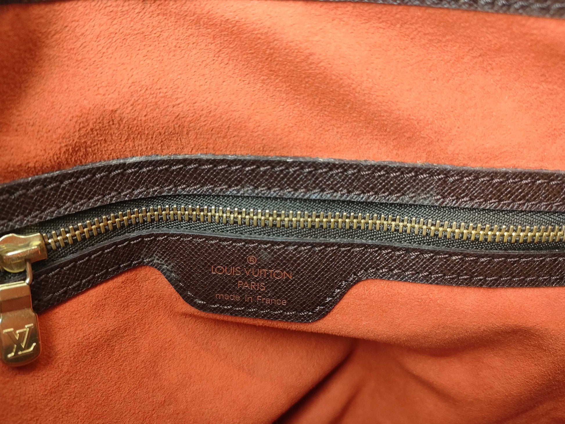 LOUIS VUITTON RFID verification failed SP1918 Damier N42240 Damier Marais Bucket Handbag Made in 1990