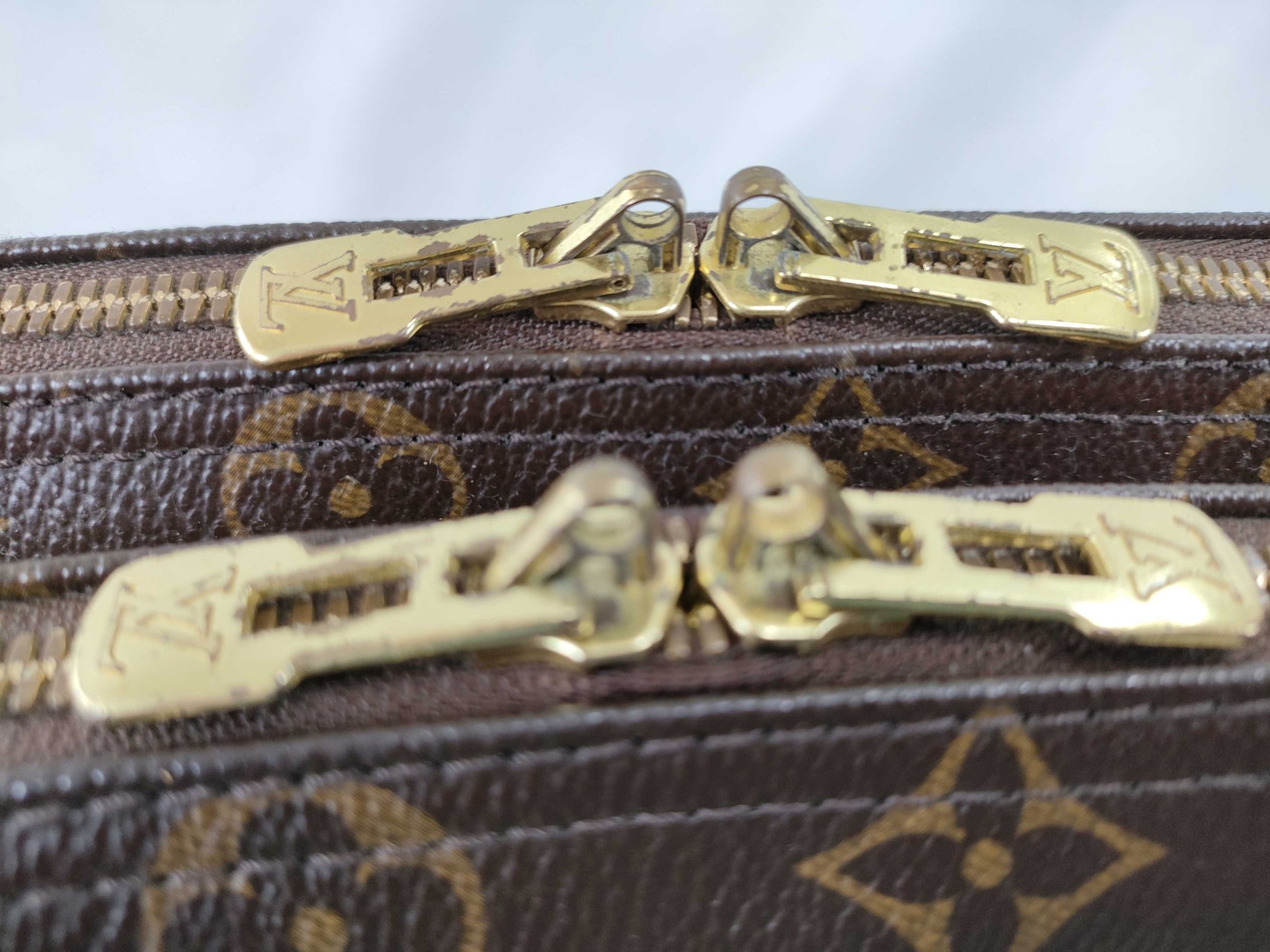 LOUIS VUITTON Monogram M45252 Reporter GM Shoulder Bag with Junk Shoulder Part