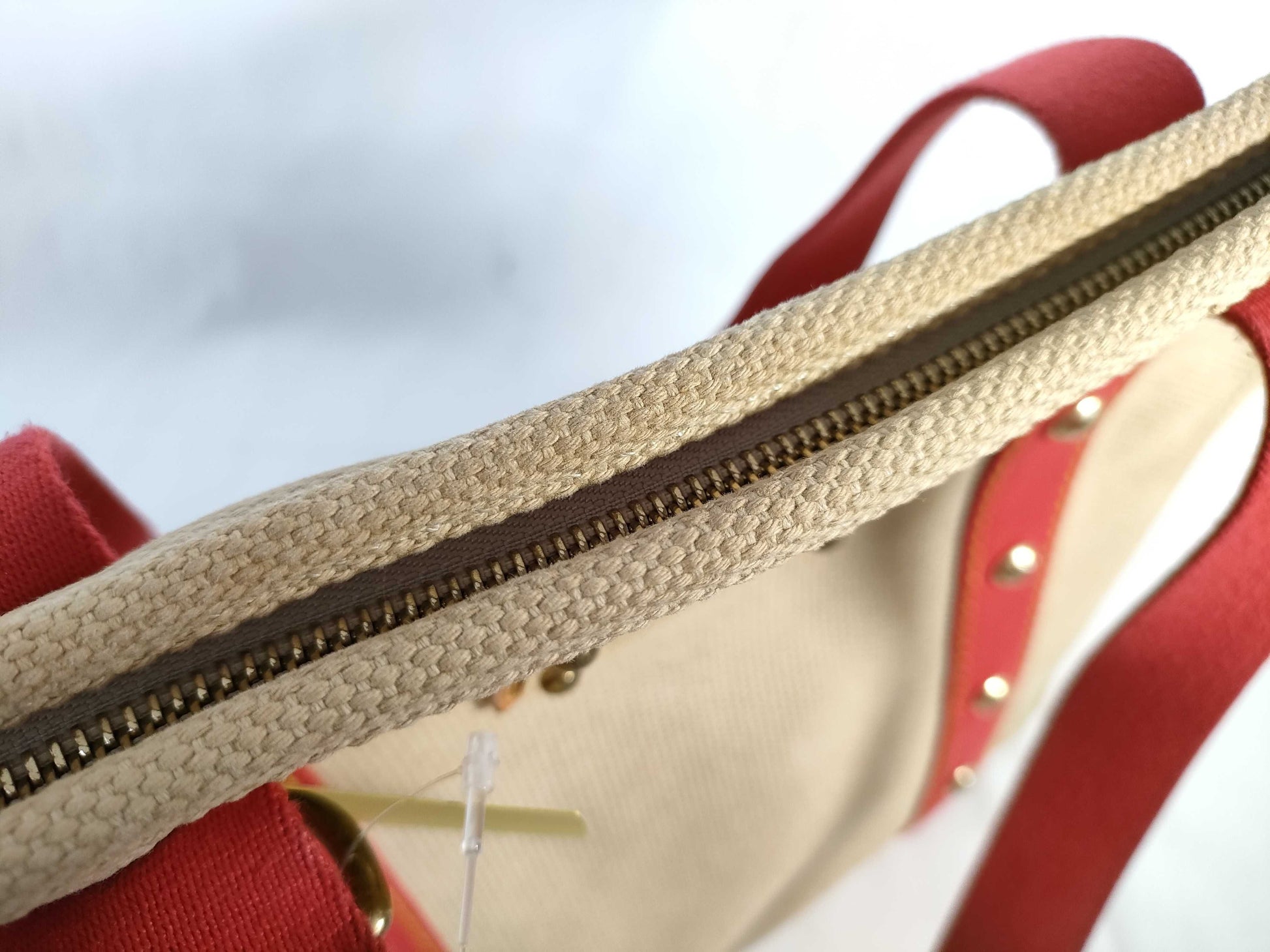 LOUIS VUITTON RFID Unverifiable SR0055 Antigua M40035 Cabas MM Tote Bag