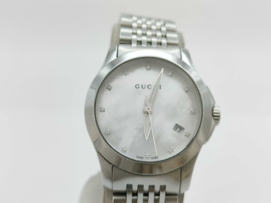 GUCCI 126.5 Shell Dial 12PD Women's Watch