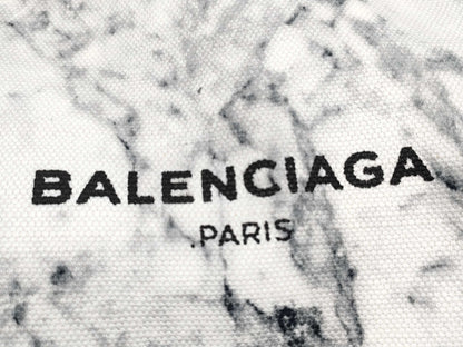 BALENCIAGA Tote with Pouch 339933 Marble Handbag