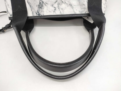 BALENCIAGA Tote with Pouch 339933 Marble Handbag