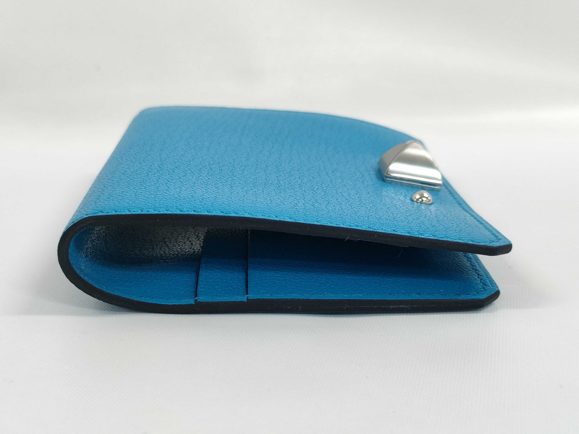 HERMES Medor Blue Jean B Stamp Card Case Card Case, Pass Case, Business Card Case