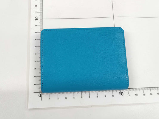 HERMES Medor Blue Jean B Stamp Card Case Card Case, Pass Case, Business Card Case