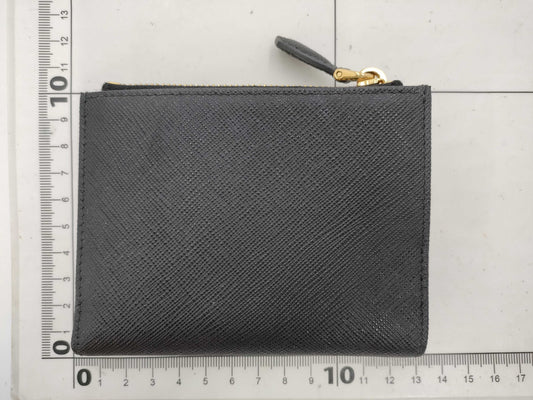 PRADA Saffiano Triangle Compact Wallet 1ML050 Wallet