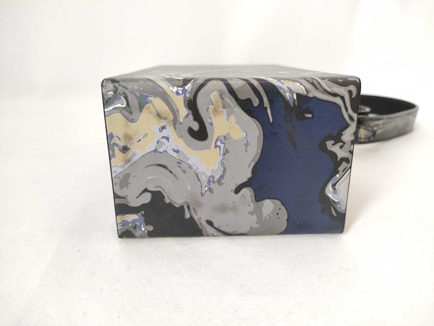 FENDI Box Vertical Shoulder Marble Pattern Shoulder Bag