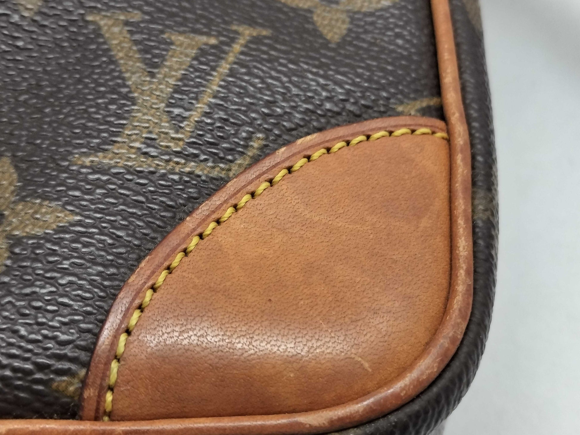 LOUIS VUITTON RFID Unverifiable, Serial Unverifiable, Monogram M45266 Danube, Year of Manufacture Unknown, Pen Marks, Condition Considered, Shoulder Bag