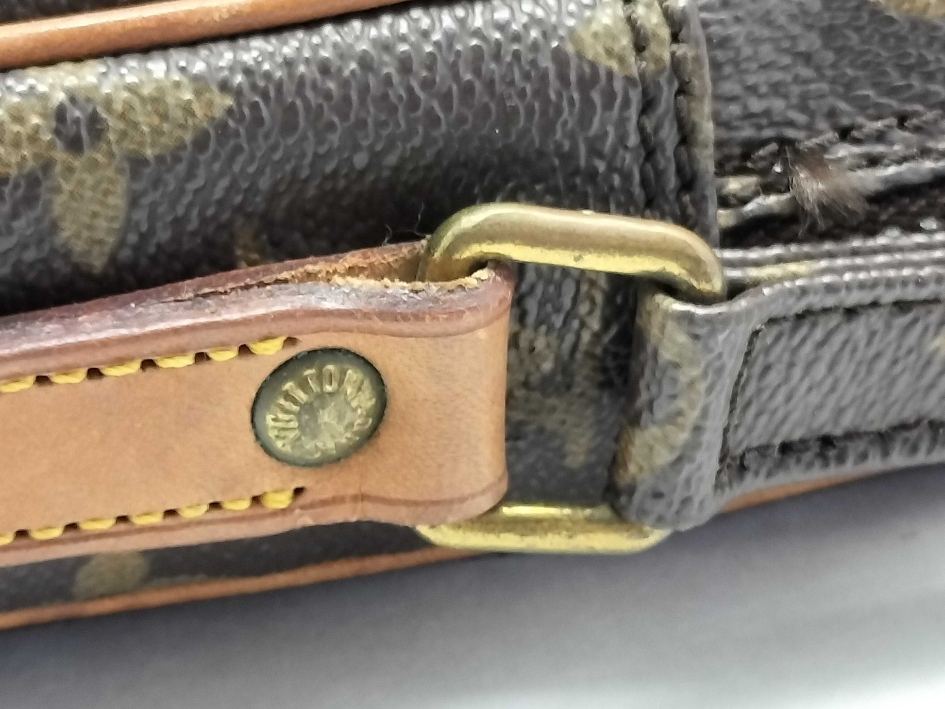 LOUIS VUITTON RFID Unverifiable, Serial Unverifiable, Monogram M45266 Danube, Year of Manufacture Unknown, Pen Marks, Condition Considered, Shoulder Bag