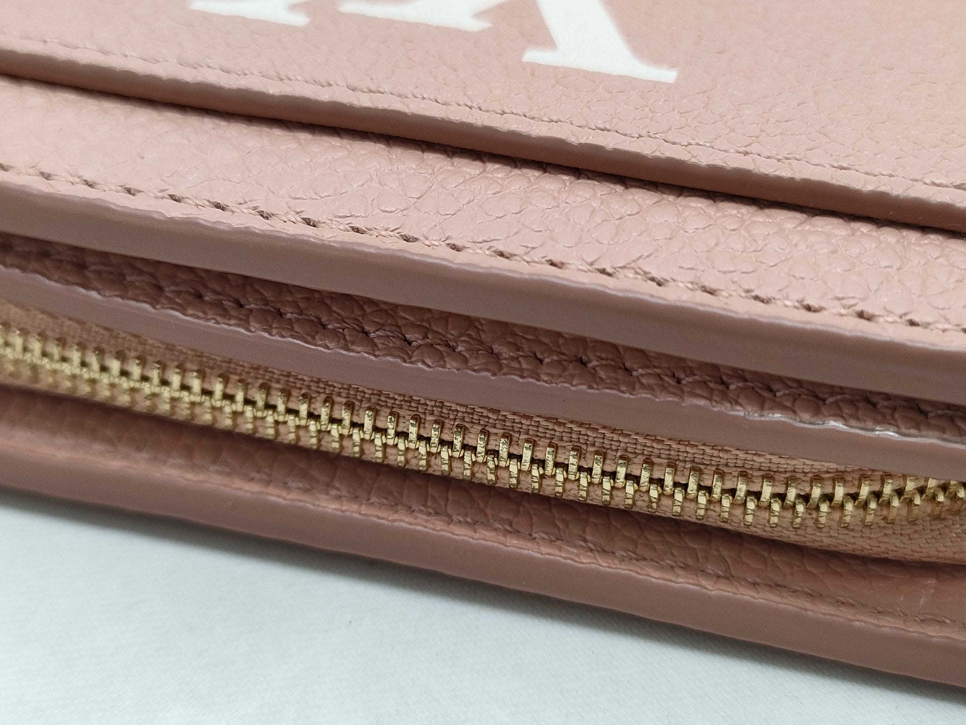 LOUIS VUITTON Monogram Empreinte Zippy Wallet Rose Trianon Wallet