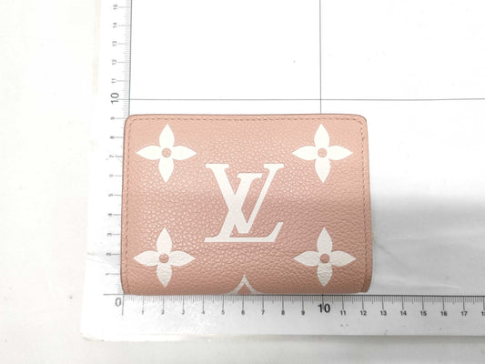 LOUIS VUITTON Monogram Empreinte Zippy Wallet Rose Trianon Wallet