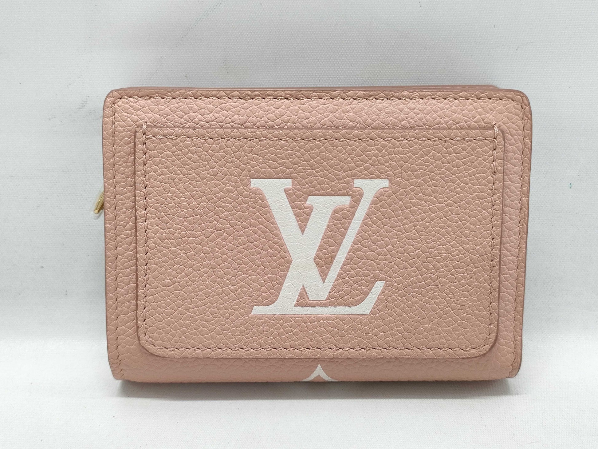 LOUIS VUITTON Monogram Empreinte Zippy Wallet Rose Trianon Wallet