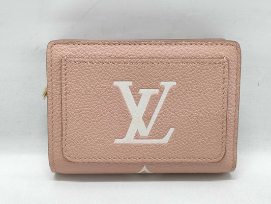 LOUIS VUITTON Monogram Empreinte Zippy Wallet Rose Trianon Wallet