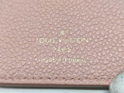 LOUIS VUITTON Monogram Empreinte Zippy Wallet Rose Trianon Wallet