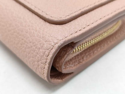 LOUIS VUITTON Monogram Empreinte Zippy Wallet Rose Trianon Wallet