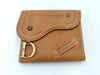 Dior Saddle Double Flap Leather Wallet