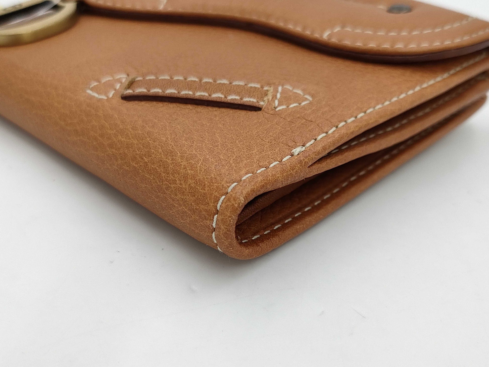 Dior Saddle Double Flap Leather Wallet