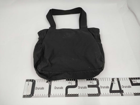 PRADA 123 Nylon Tote Black Tote Bag