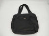 PRADA 123 Nylon Tote Black Tote Bag