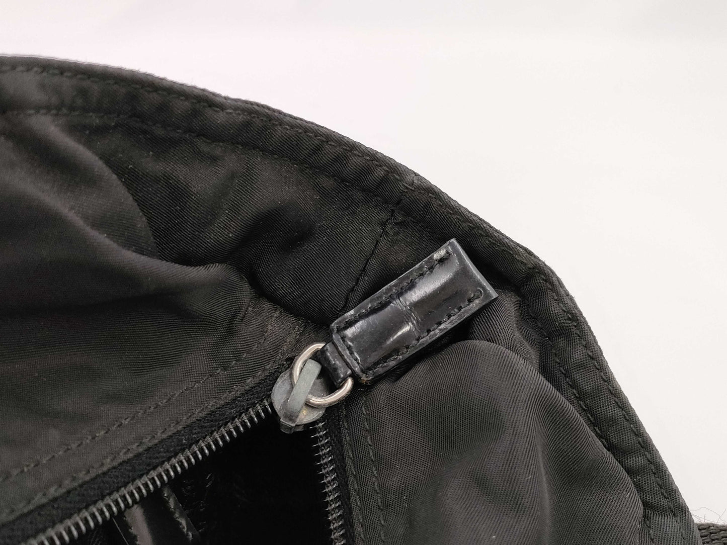 PRADA 123 Nylon Tote Black Tote Bag