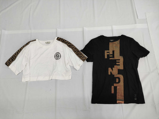 FENDI Short Logo Shoulder Tops and Other Tops