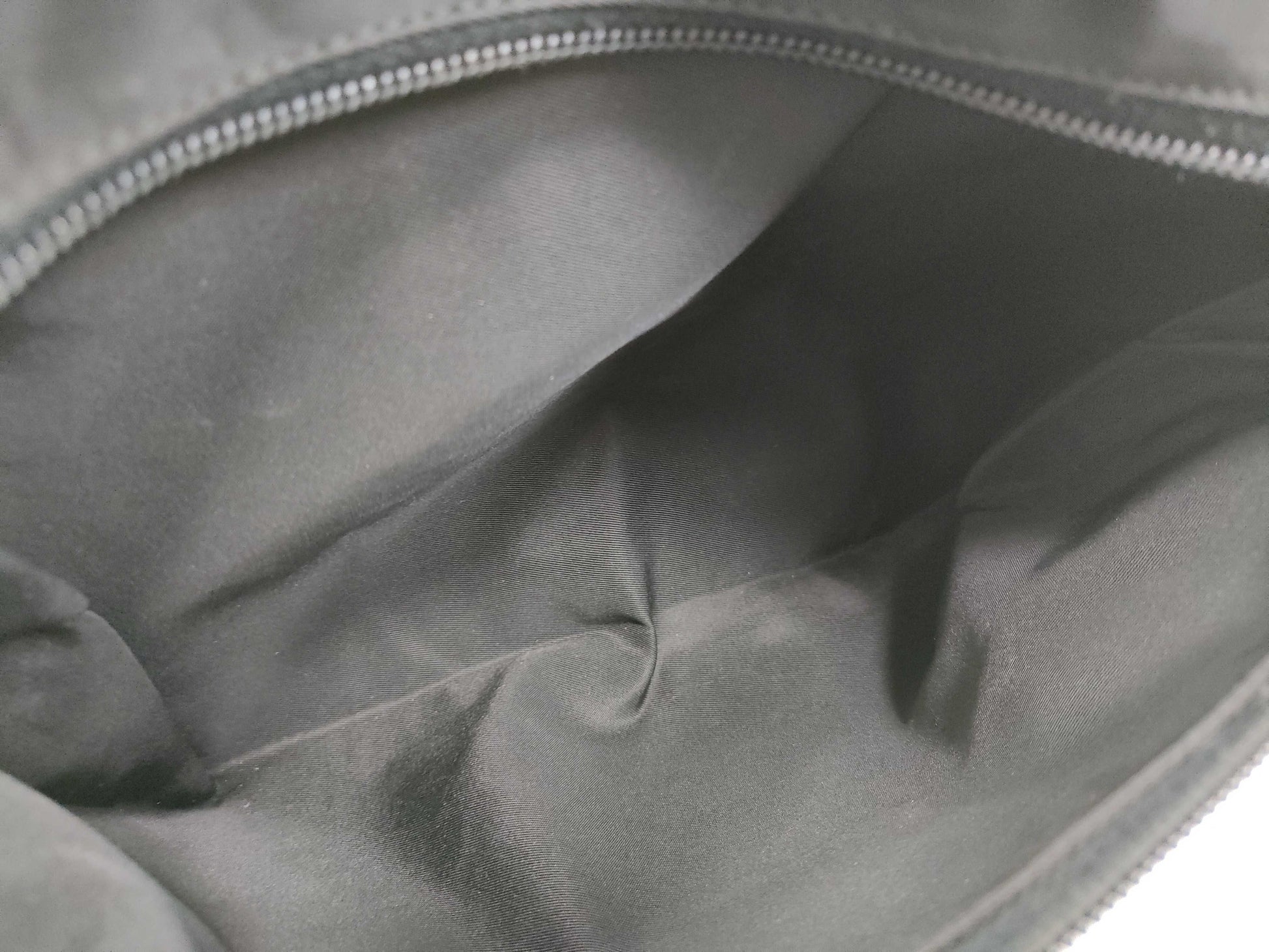 PRADA Nylon Triangle Logo Plate Tessie Handbag