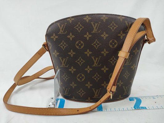 LOUIS VUITTON Monogram M51290 Drouot Shoulder Bag