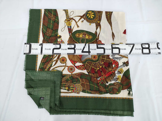 GUCCI Large Scarf Green Tone Scarf
