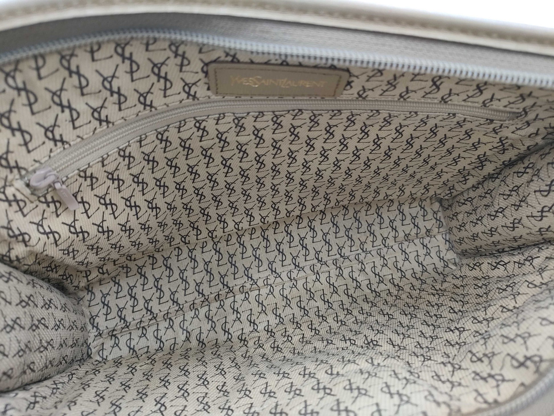 Yves Saint Laurent Logo Second Bag
