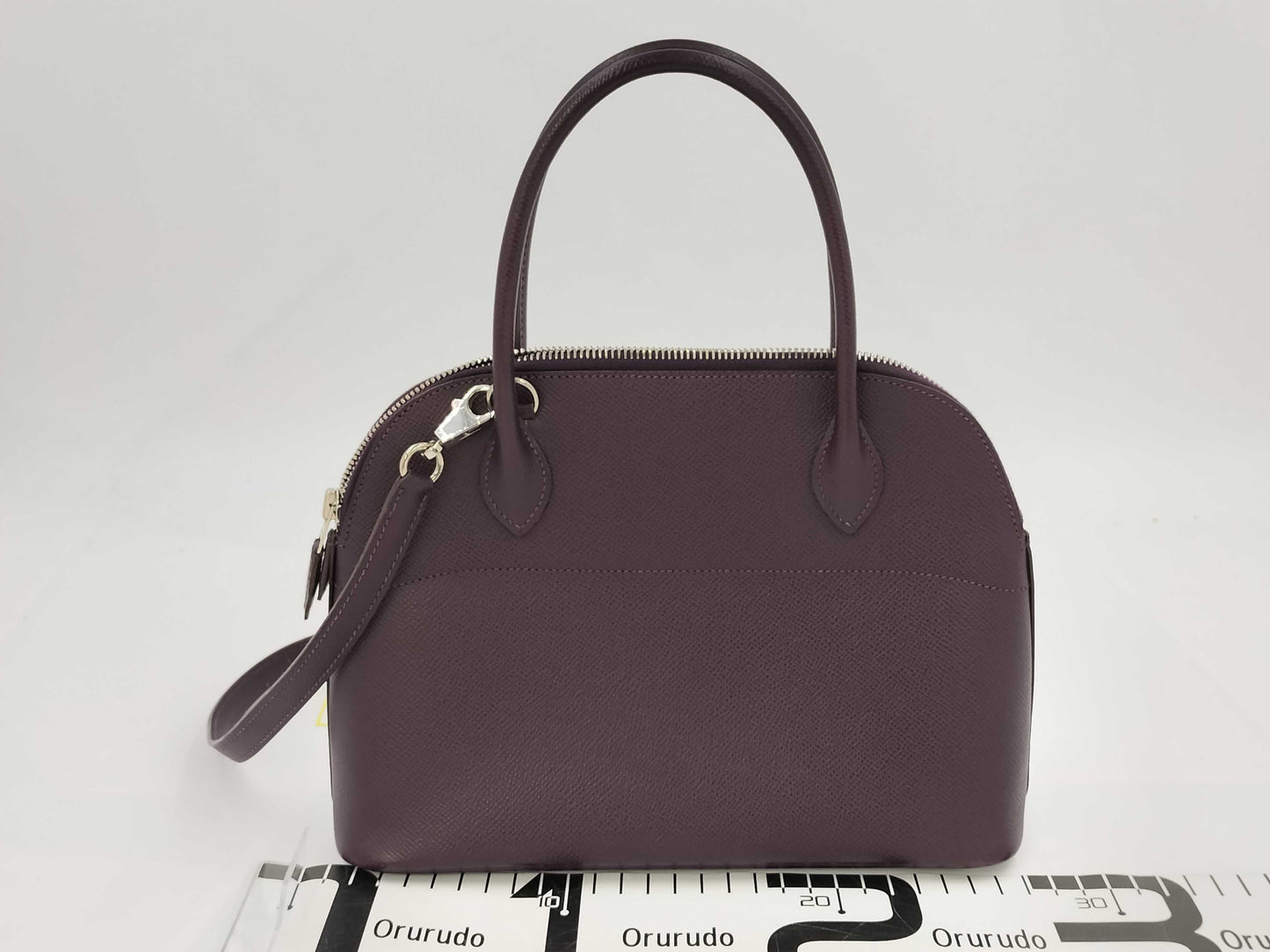 HERMES Bolide 27 Epson Cassis Shoulder Bag