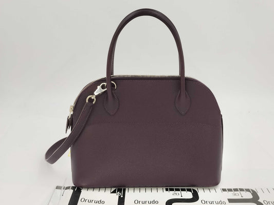 HERMES Bolide 27 Epson Cassis Shoulder Bag