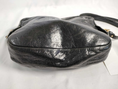 Chloe logo leather shoulder bag