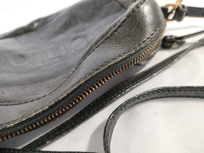Chloe logo leather shoulder bag