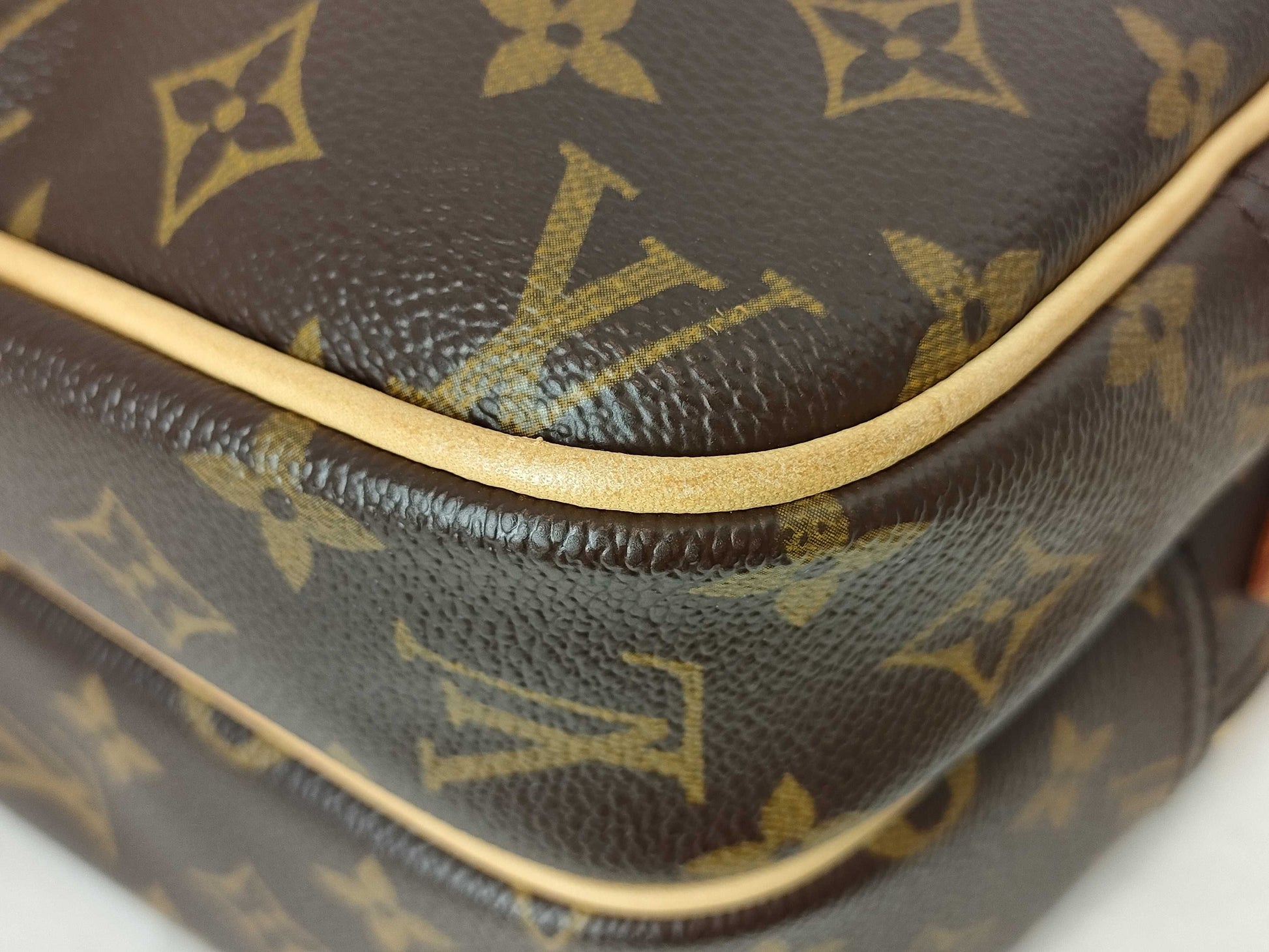 LOUIS VUITTON RFID verification failed SP1005 Monogram M45252 Reporter PM Shoulder Bag
