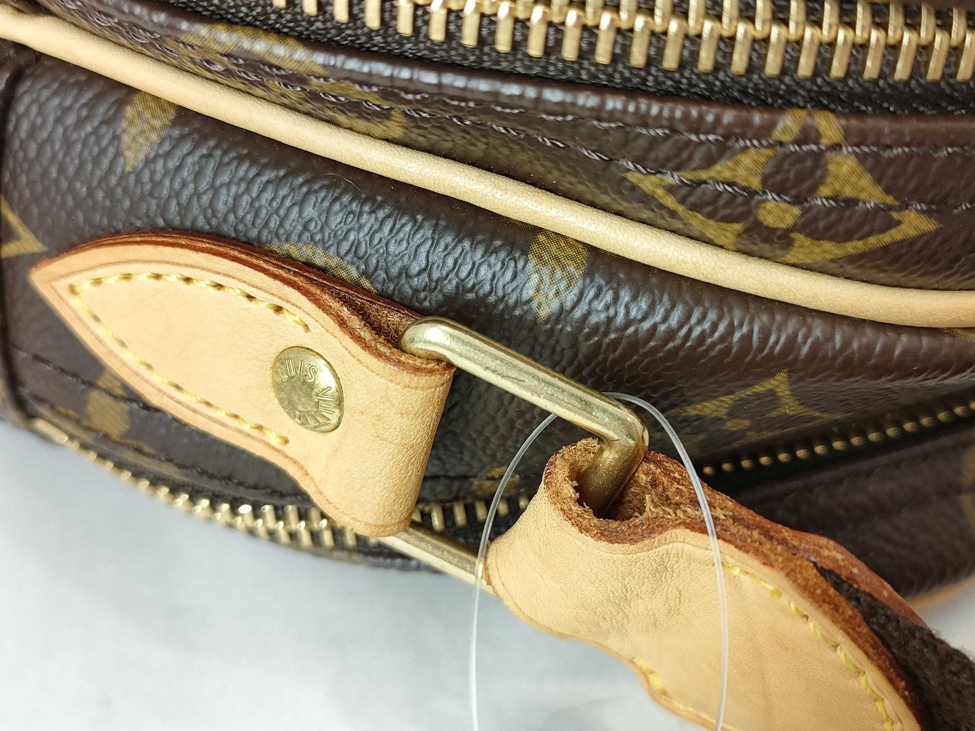 LOUIS VUITTON RFID verification failed SP1005 Monogram M45252 Reporter PM Shoulder Bag
