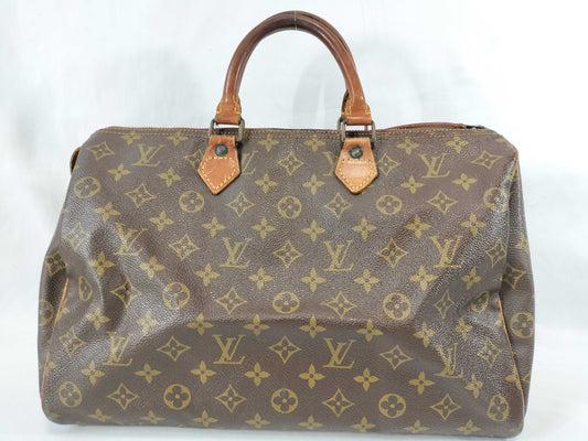 LOUIS VUITTON Monogram M41107 Speedy 35 Boston Bag