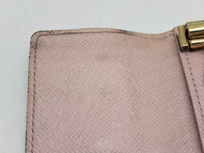 LOUIS VUITTON RFID Unverifiable CT2147 Damier N41624 Rose Myrtle 6-Ring Key Case/Key Holder