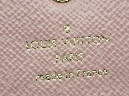 LOUIS VUITTON RFID Unverifiable CT2147 Damier N41624 Rose Myrtle 6-Ring Key Case/Key Holder